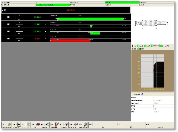 馬波斯測量SPC軟件用戶界面